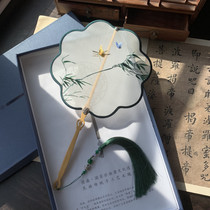 Su embroidery Group fan embroidery fan ancient style Hanfu double-sided embroidery Group fan Chinese style to send foreigners special gifts