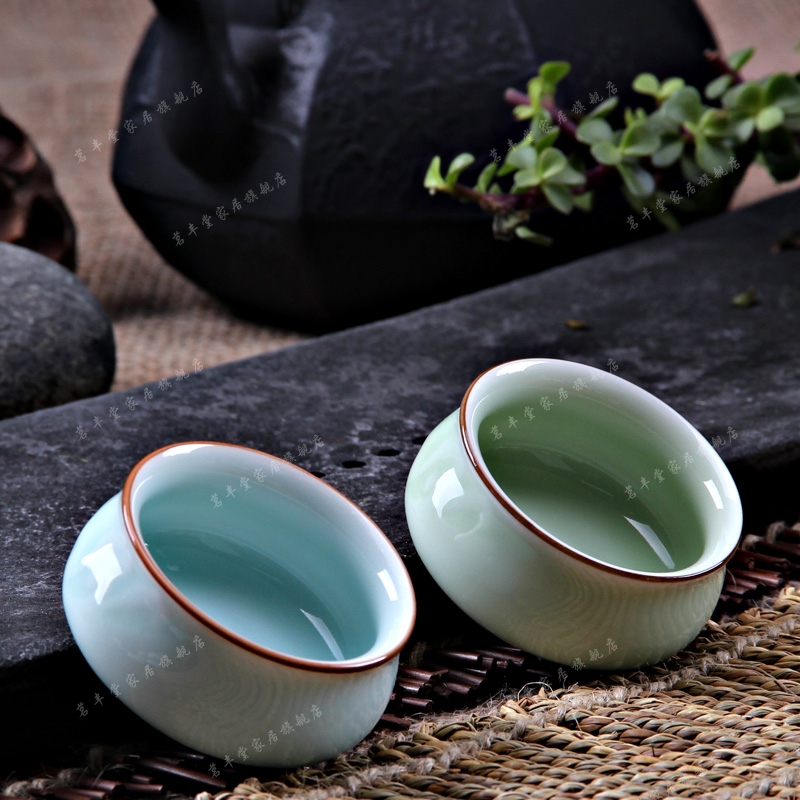 Mingyuan FengTang boutique specials longquan celadon small cup sample tea cup kung fu tea tea cups, ceramic cup