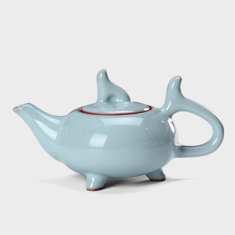 Mingyuan FengTang brand quality goods ruzhou your up cyan porcelain tea set day of origin (farewell)