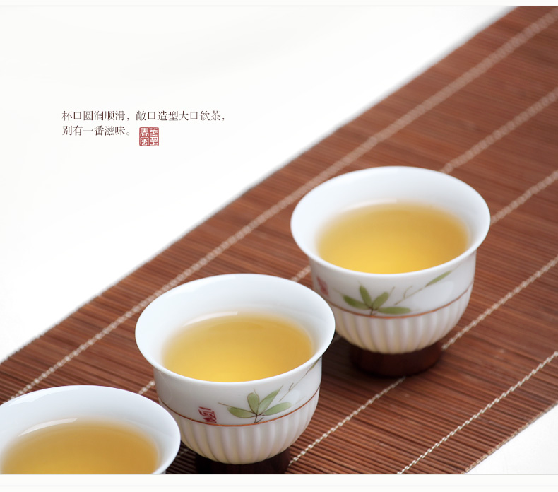 Mingyuan FengTang all hand hand sample tea cup thin foetus masters cup hot creative Japanese ceramic cups individual cup M