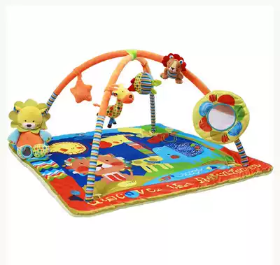 0-1 year old baby game blanket music toy 3-12 month newborn baby fitness frame crawling mat full moon gift