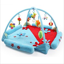 0-1 year old baby crawling Mat Fitness frame music toy 3-12 months baby game blanket full moon gift box