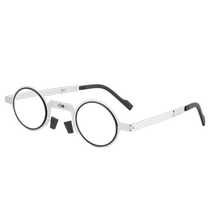 Anti-blue light folding reading glasses HD elderly portable ultra-light fashion middle-aged and elderly reading glasses official flagship store