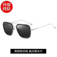 Черное серебро чистого титанового платы-HD поляризованная версия вождения Black Grey Film