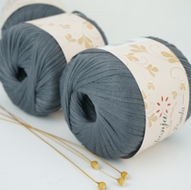 Clearance special summer crocheted flat belt thread bamboo fiber wool wide flat belt hand woven belt subthread