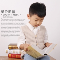 British style small vest 12p worsted anti-Pilling cashmere yarn baby wool DIY crochet material bag