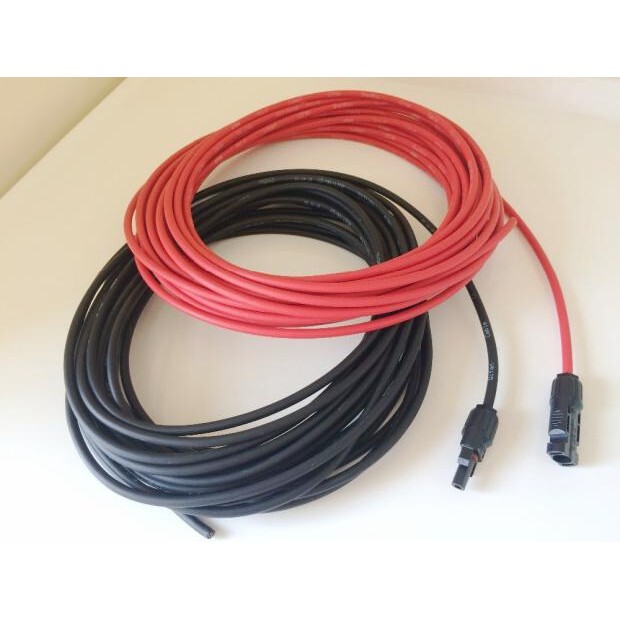 2.5/4/6/10/16mm2 Square Wire Solar Photovoltaic Cable Mc4 Connector Extension Cable with Connector