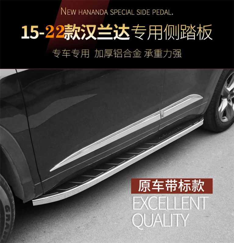 22 Highlander Crown Land Pedals Side Pedals 15-21 Highlander Left and Right Pedals Boarding Pedals 4S