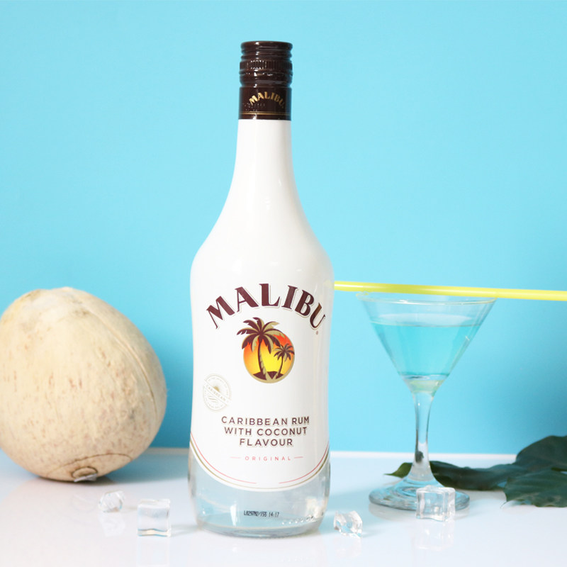 Foreign wine MALIBU Coconut Malibu Coconut Rum baking rum Spain original Kee Wine