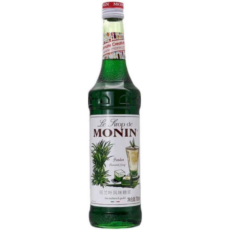 Monin Monin Pandan Syrup, Pandan Syrup, Coffee Cocktail Base, Juice Drink 700ml
