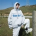 Whoa Hà! 2018 áo len trùm đầu mới cho nam oversize nhung nhung hip hop vài mùa đông hoodie đẹp Áo len