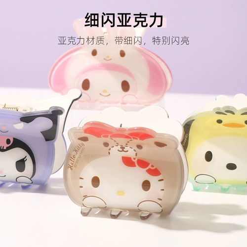 Sanrio Little Partner Series Yugui Dog Dog Colmemipang Dog Hair Clip милая проморотная шпилька медузы