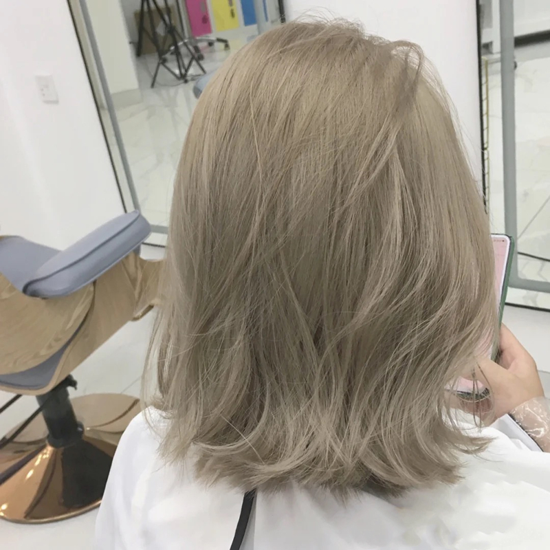 Rice Grey Hair Dye 2021 Pop Color Explicit yourself at home Dyeing Frothing Foam Vegetal Pure Hair Cream Female