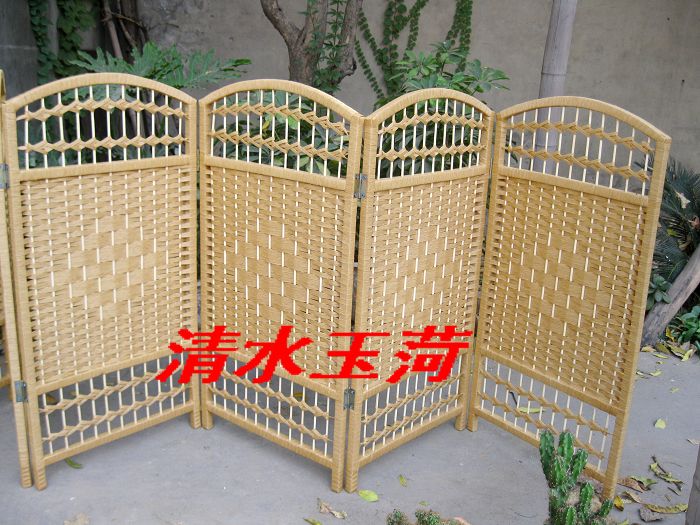 Rơm màn hình nhỏ Mẫu giáo màn hình phân vùng hiên Phân vùng vật nuôi Hàng rào - Màn hình / Cửa sổ khung cửa sổ tròn