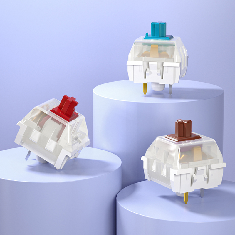 Rk Mechanical Keyboard Hot-Swappable Switches/Blue Switch Brown Switch Gold Powder Switch Fast Silver Switch Box Switch/Cherry Switch/Ttc Switch