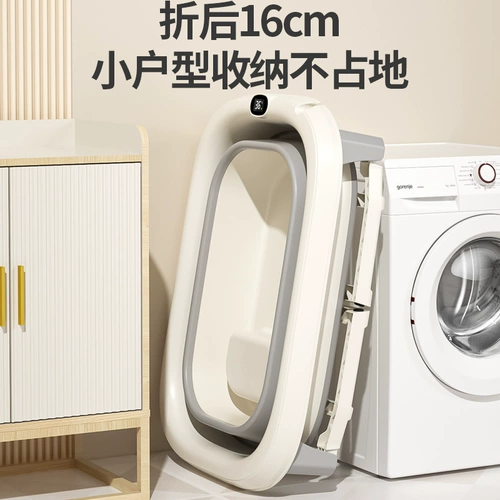 Средство детской гигиены, складная ванна, детское большое средство для принятия ванны для домашнего использования для плавания