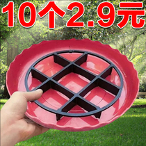Anti-rotten root tray flower pot bottom pad to raise the base foot shelf bracket ventilated and breathable flower pot pad to prevent water accumulation