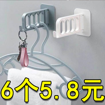 Hangers storage artifact Foldable four-hole hangers Multi-function hangers Shake sound with the same four-hole hangers storage hangers