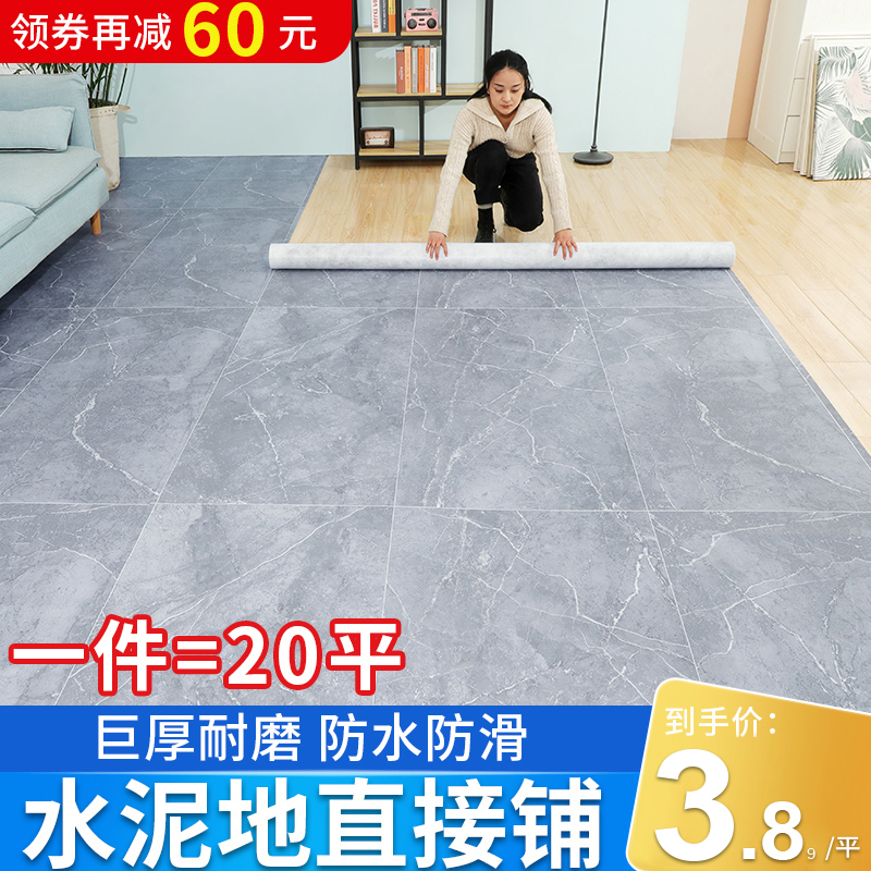 Room Carpet Bedroom Whole Bunk House Plastic Ground Mat full-area Waterproof Non-slip Cement Ground Mat Direct