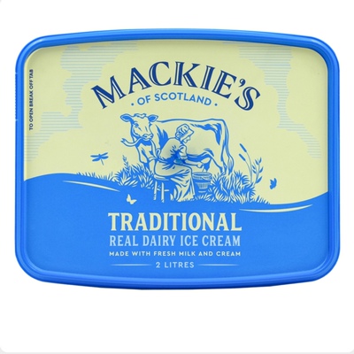 Costco UK импортное молочное мороженое Mackie's десертный холодный напиток 1,08 кг