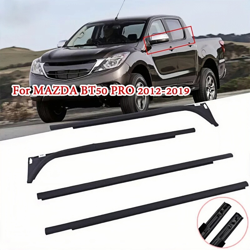 Suitable for Mazda Pickup Truck Mazda Bt50 Pro Glass Outer Pressure Strip, Window Water Retaining Strip, Sealing Strip Accessories