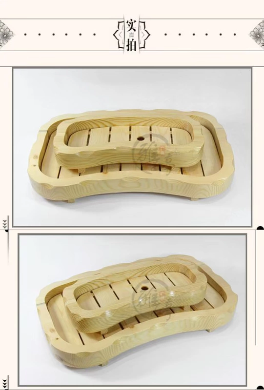Tấm gỗ trắng hình lưỡi liềm hộp sashimi Nhật Bản Bộ đồ ăn Nhật Bản và Hàn Quốc sashimi đĩa platter tấm gỗ lưỡi liềm khay để ấm chén