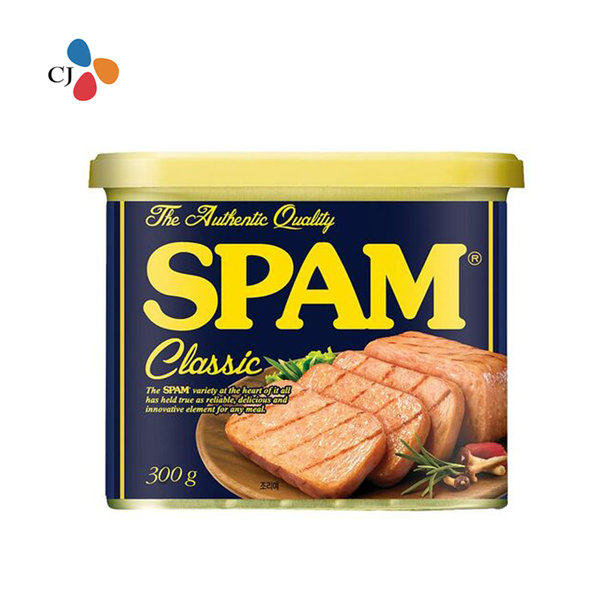 South Korea Shij White Snow SPAM Afternoon Meal Meat Canned 300g packaging box display consulting-Taobao