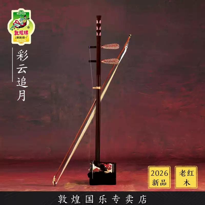 敦煌专业二胡演奏10AAA老红木二胡上海制民族拉弦乐器考级演出用