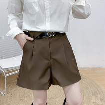 1656 thin casual regular shorts autumn fashion new womens Korean version of wild color trend boots pants women