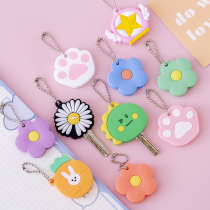 Creative Cartoon Water Drop Access Card Cover Protective Cover Key Cover Cute Community Elevator Silicone Couple Keychain Women