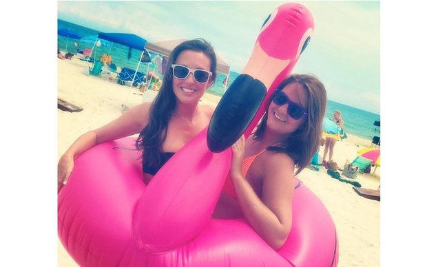 Nhà máy trực tiếp vòng bơi flamingo 120cm chất lượng cao để tăng phao cứu sinh bơm hơi nổi trên giường - Cao su nổi phao nằm hồ bơi