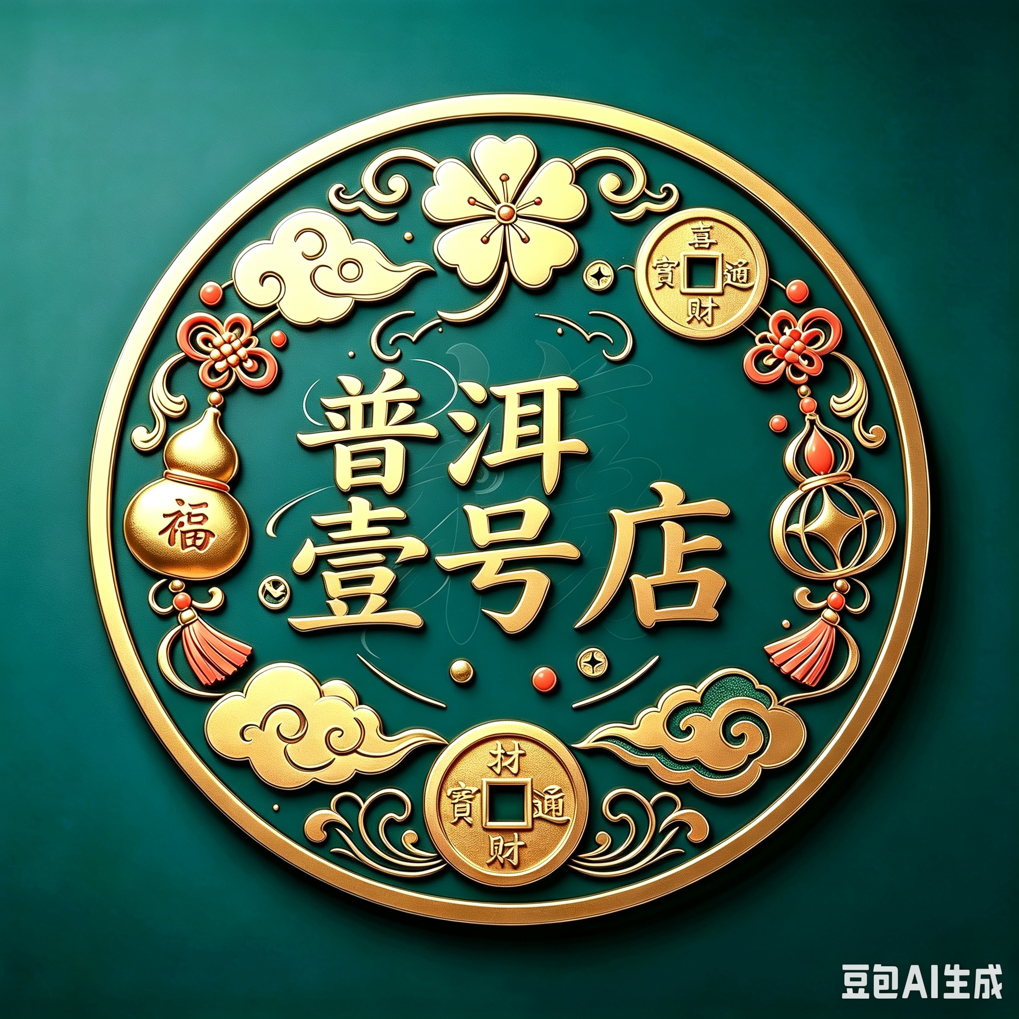 普洱壹号店的LOGO