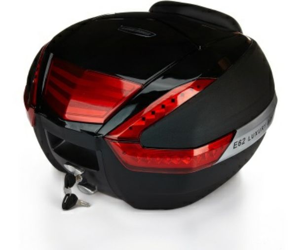 Qianjiang Benelli BJ125-3E nhỏ tyrannosaurus hộp đuôi hộp nhỏ tyrannosaurus đuôi hộp bên hộp nhanh chóng phát hành bên hộp hộp đuôi - Xe gắn máy phía sau hộp thùng hông xe máy