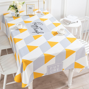 北欧ins简约餐桌布多用棉麻盖巾布