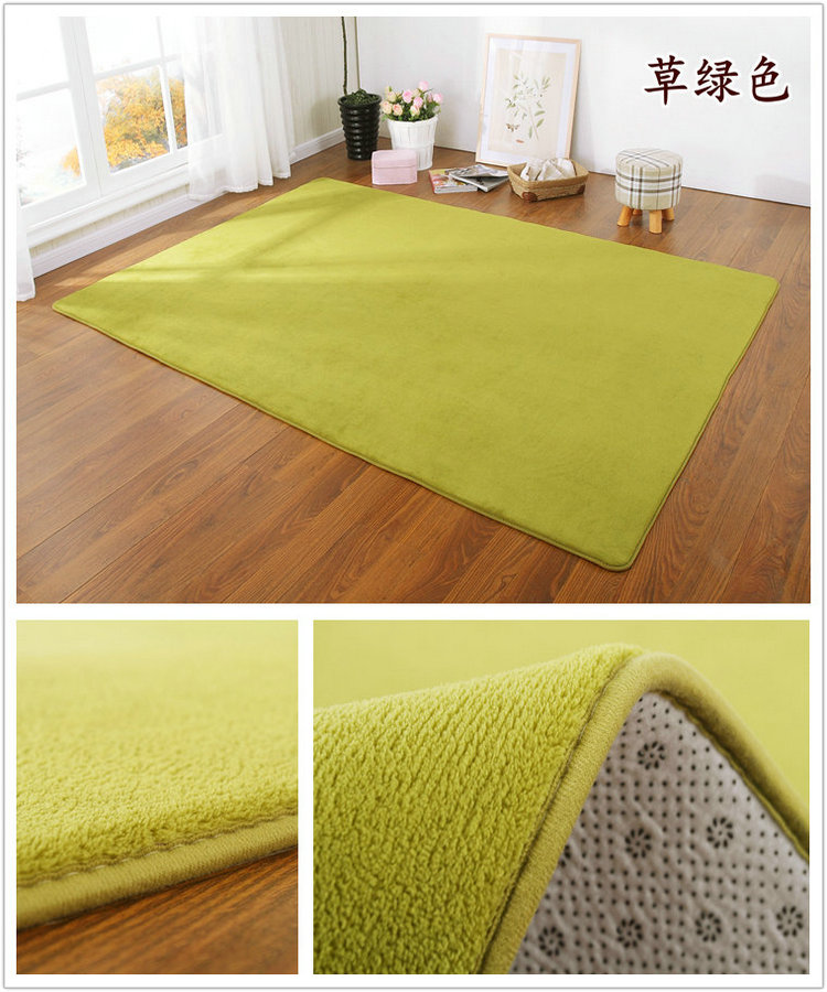 San hô nhung phong cách châu Âu phòng khách đơn giản hiện đại bàn cà phê đệm sofa phòng ngủ tùy chỉnh đầy đủ thảm đầu giường - Thảm thảm nỉ trải sàn