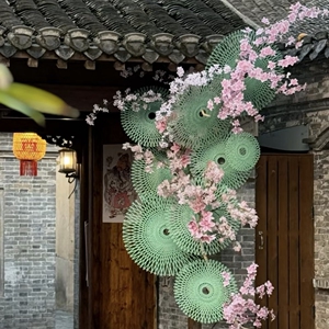 Handmade Bamboo Wall Painting round Decorative Bamboo Crafts Woven Decorative Mural Floral Wedding Living Room Hanging P