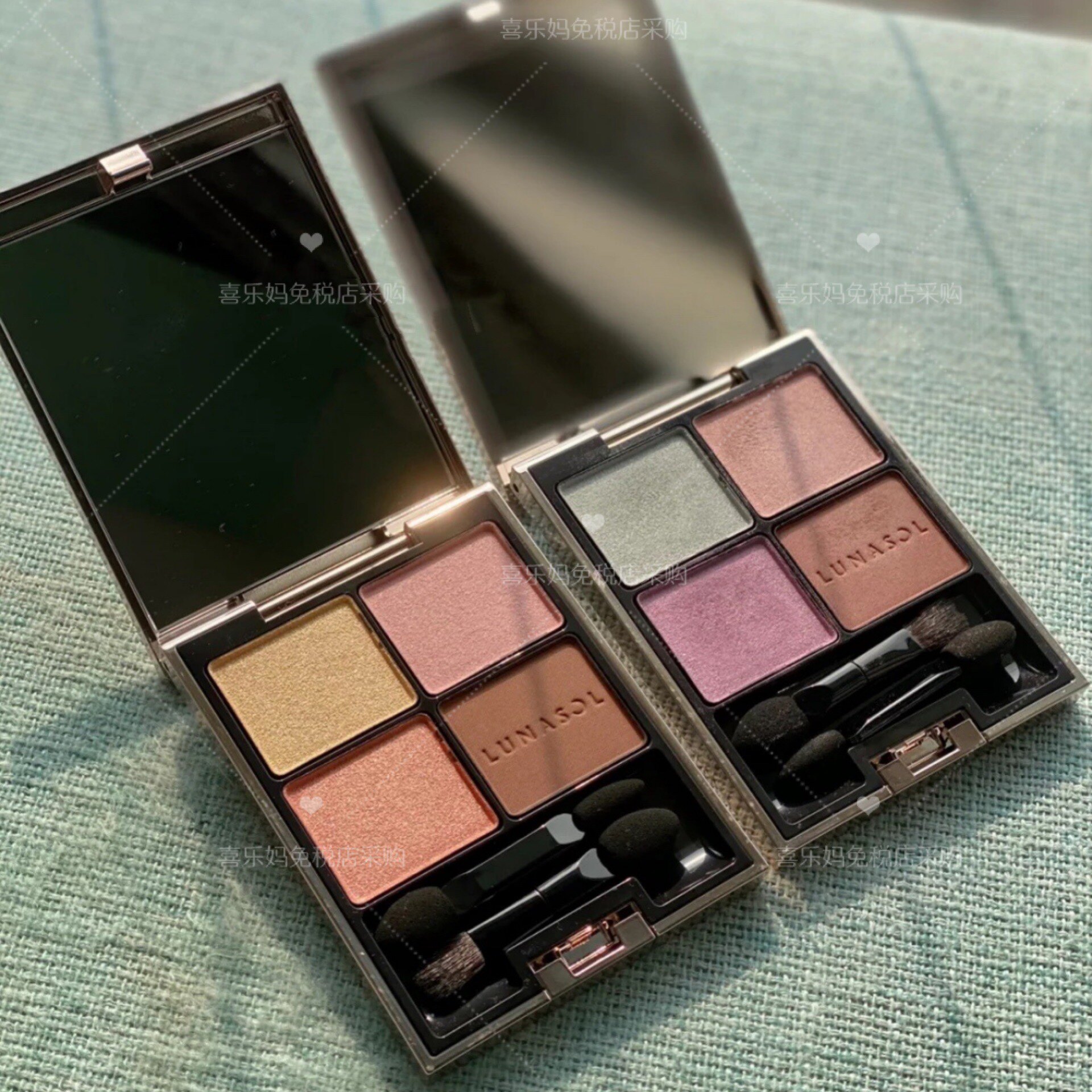 Spot Japan Day Month Crystal mining Lunasol qualified four-color eye shadow 2021 spring new color 11#12#