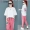 Quần áo tập thể thao Yuanyang Yoga 2019 xuân hè mới thả lỏng áo len ngắn tay nữ phiên bản Hàn Quốc của bộ đồ hai mảnh thể thao - Thể thao sau