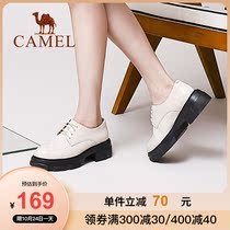 Camel womens shoes 2021 Autumn New Net red shoes students Korean version of Joker casual single shoes women