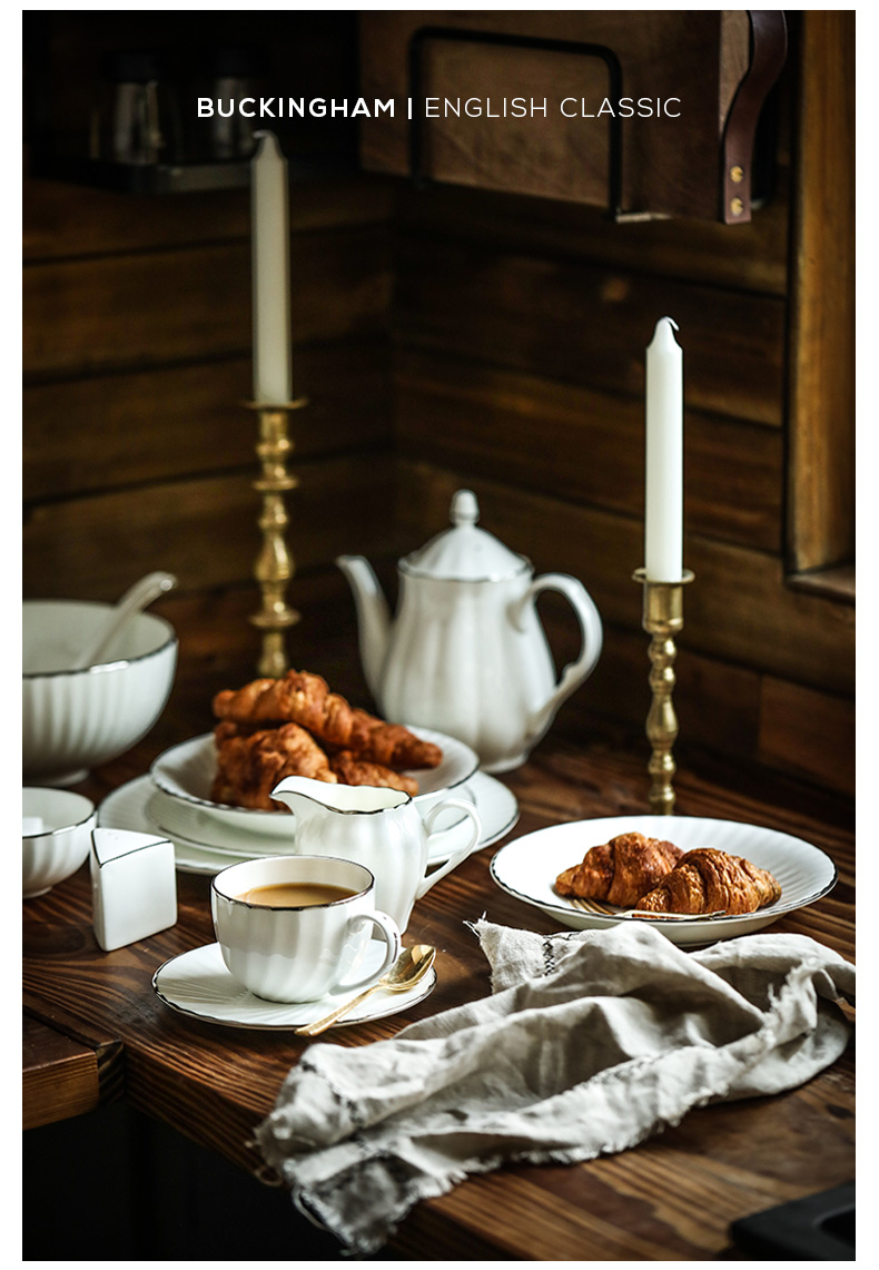 High - grade tableware suit home dishes jingdezhen ceramic platinum European relief dishes dishes key-2 luxury gifts