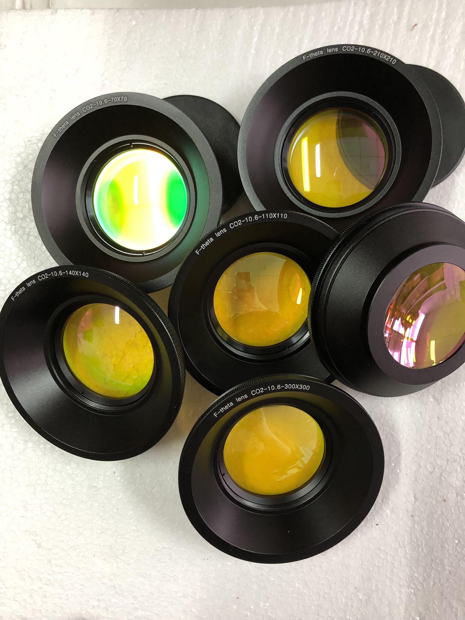 Carbon dioxide field mirror CO2 Beam Expander beam-engraving machine lens gold orange-punched card laser