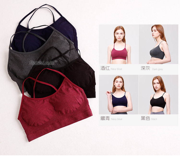 ROBIN LOUIS ống chống ánh sáng hàng đầu với miếng đệm ngực siêu nhỏ được bọc ngực không có vòng thép làm đẹp lưng quần lót nữ áo lót