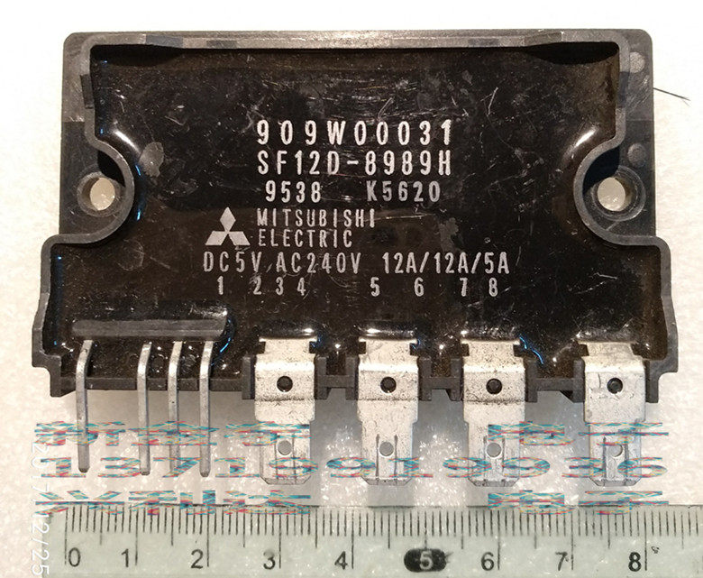 SF12D-8989H Mitsubishi module DC5V controls AC240V12A 12A 5A 5A output