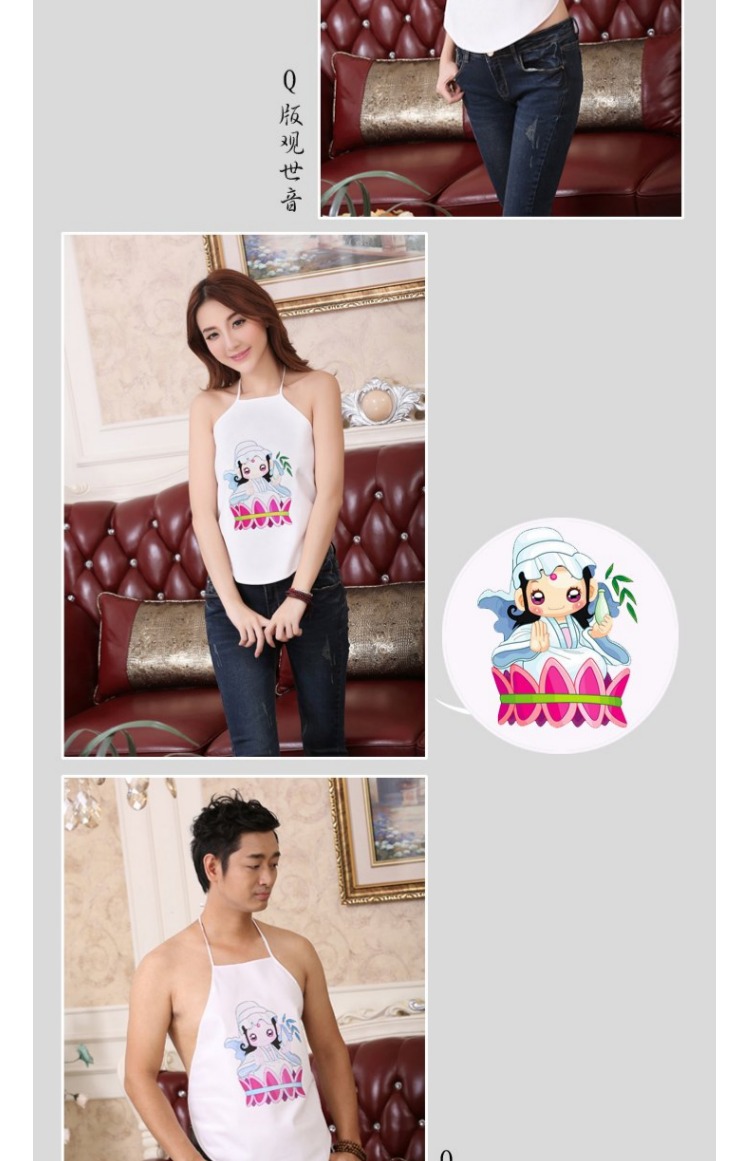 Quà tặng in bông cotton, sự ra đời của Phật, Phật, an toàn, tạp dề, nam và nữ, * Guanyin do ngu