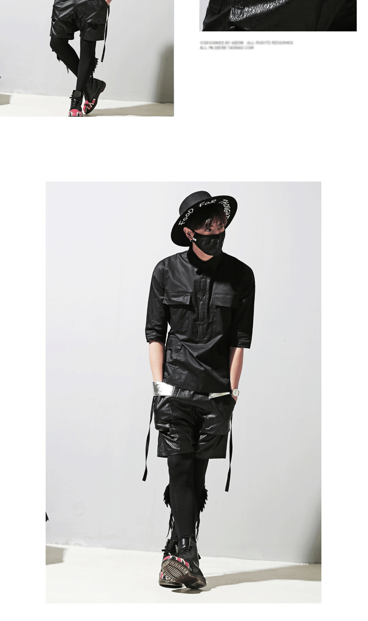 Pantalon cuir homme en vrac pour adolescent pour printemps - Ref 1489903 Image 26