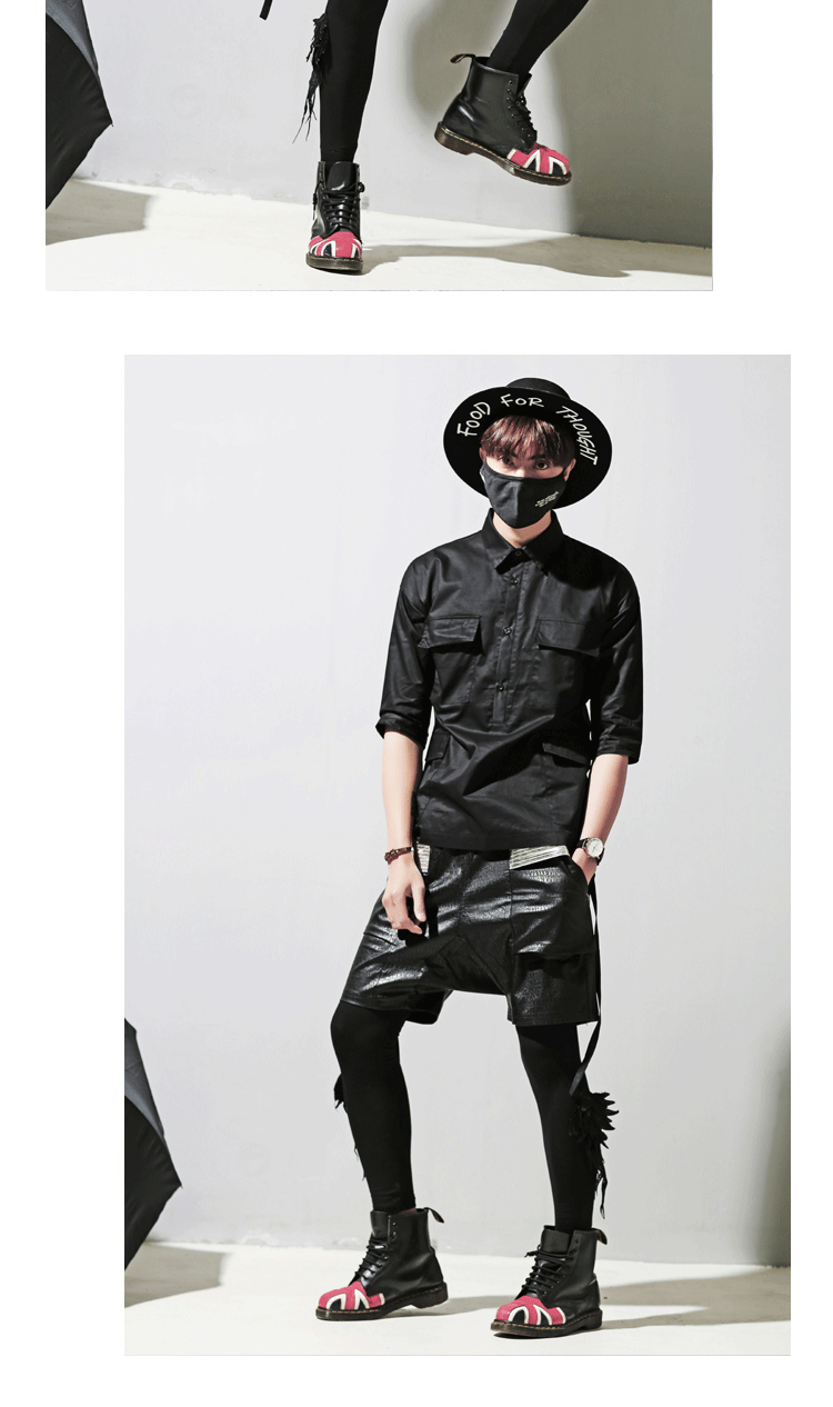 Pantalon cuir homme en vrac pour adolescent pour printemps - Ref 1489903 Image 22