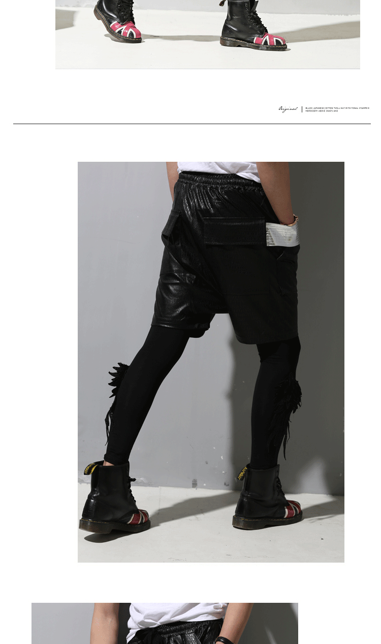 Pantalon cuir homme en vrac pour adolescent pour printemps - Ref 1489903 Image 24