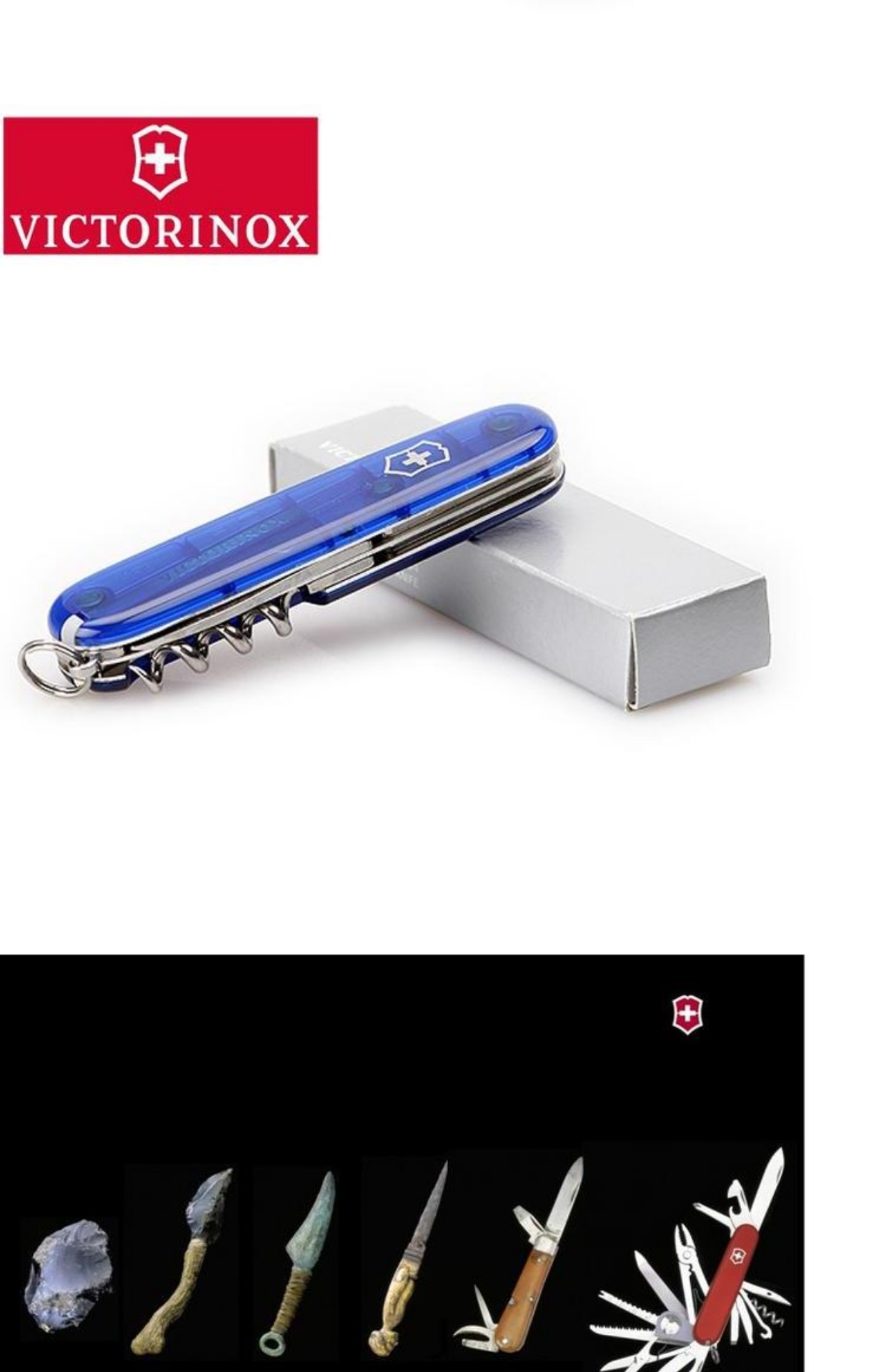 Dao chính hãng Vickers Swiss quân đội 91MM tiêu chuẩn 1.3603.T2 màu xanh trong suốt truy cập dao Thụy Sĩ chính hãng kìm đa năng