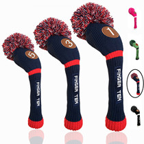 FINGER TEN golf wooden pole set Pom wool club set 1 3 5 wooden pole set four colors