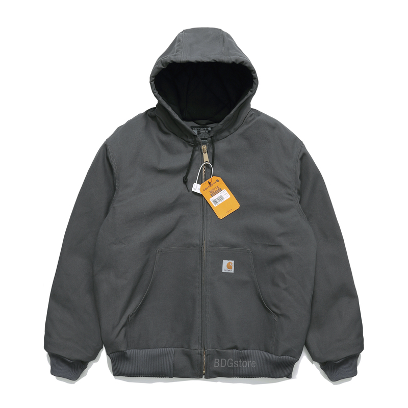 Carhartt J140 Classic Canvas Hooded Cotton Workwear Warm and Cold-Proof Jacket Thickened Winter Style